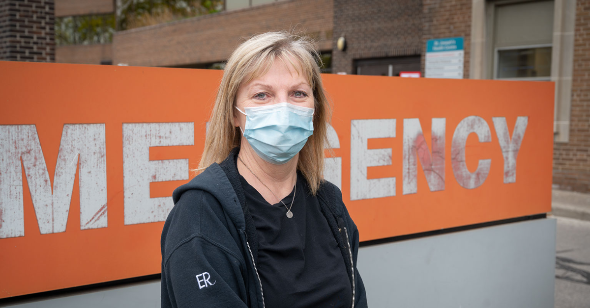 St. Joe's Emergency Nurse Alice Smolen