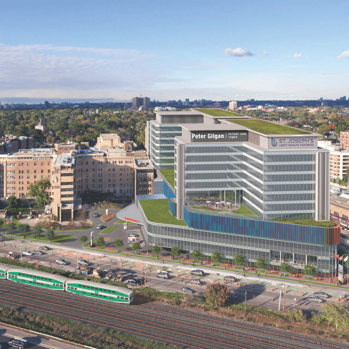 Rendering of the new St. Joe's Patient Tower
